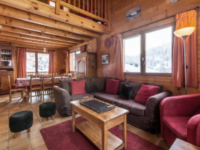 Chalet 8-10 voyageurs avec cheminée, garage et WIFI proche pistes - FR-1-304-164